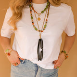 Ketting Green Orange Mix