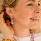 Oorbellen Amethyst Light