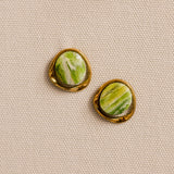 Oorbellen Green Mini Studs