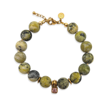 Armband Sunset Heat Green Jasper