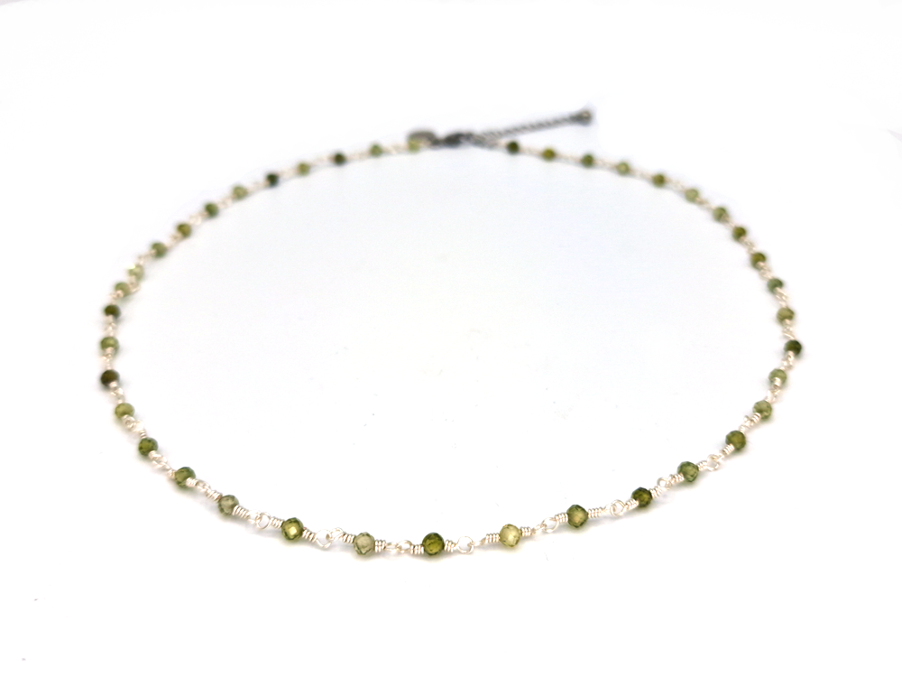 Ketting Shimmer Peridot groen