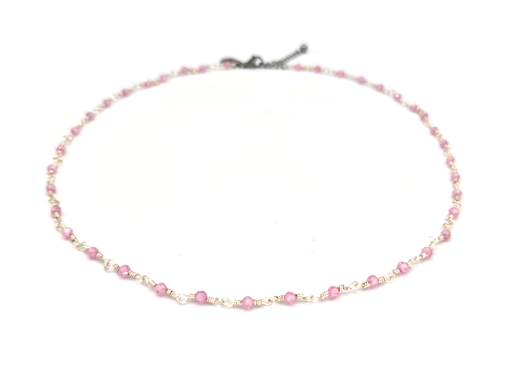 Ketting Shimmer Rose quartz