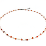 Ketting Shimmer Topaz oranje