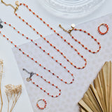 Ketting Shimmer Topaz oranje