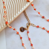 Ketting Shimmer Topaz oranje
