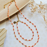 Ketting Shimmer Topaz oranje